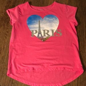 Paris pink top size 10/12